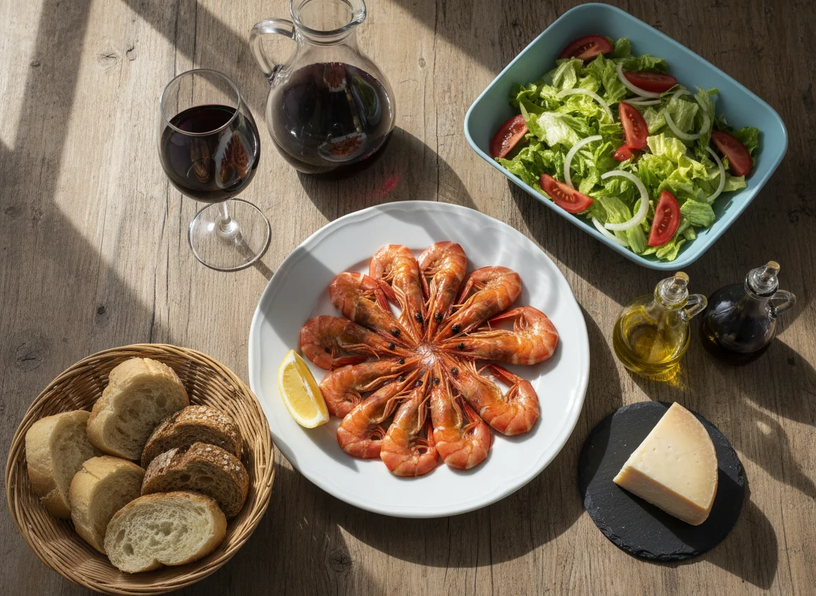 Cena festiva española photo
