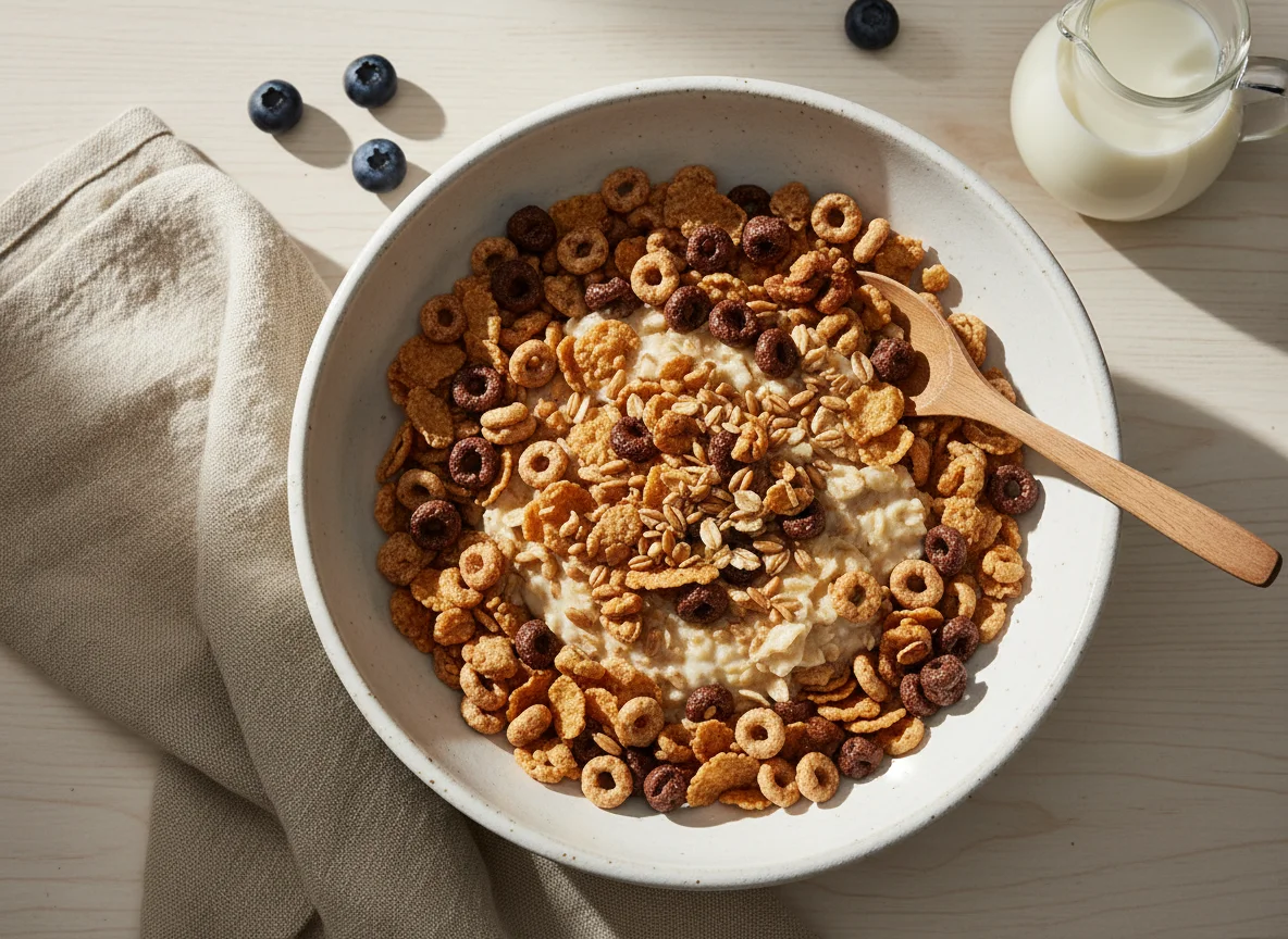 Cereales con avena photo