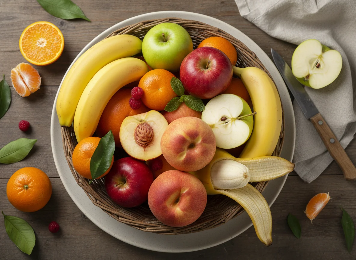 Cesta de frutas variadas photo