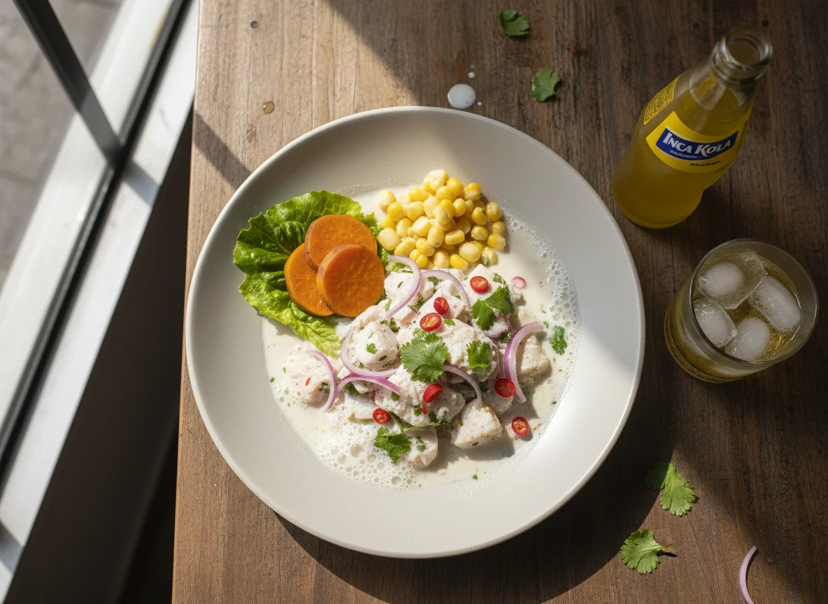 Ceviche de Pescado con Leche de Tigre photo