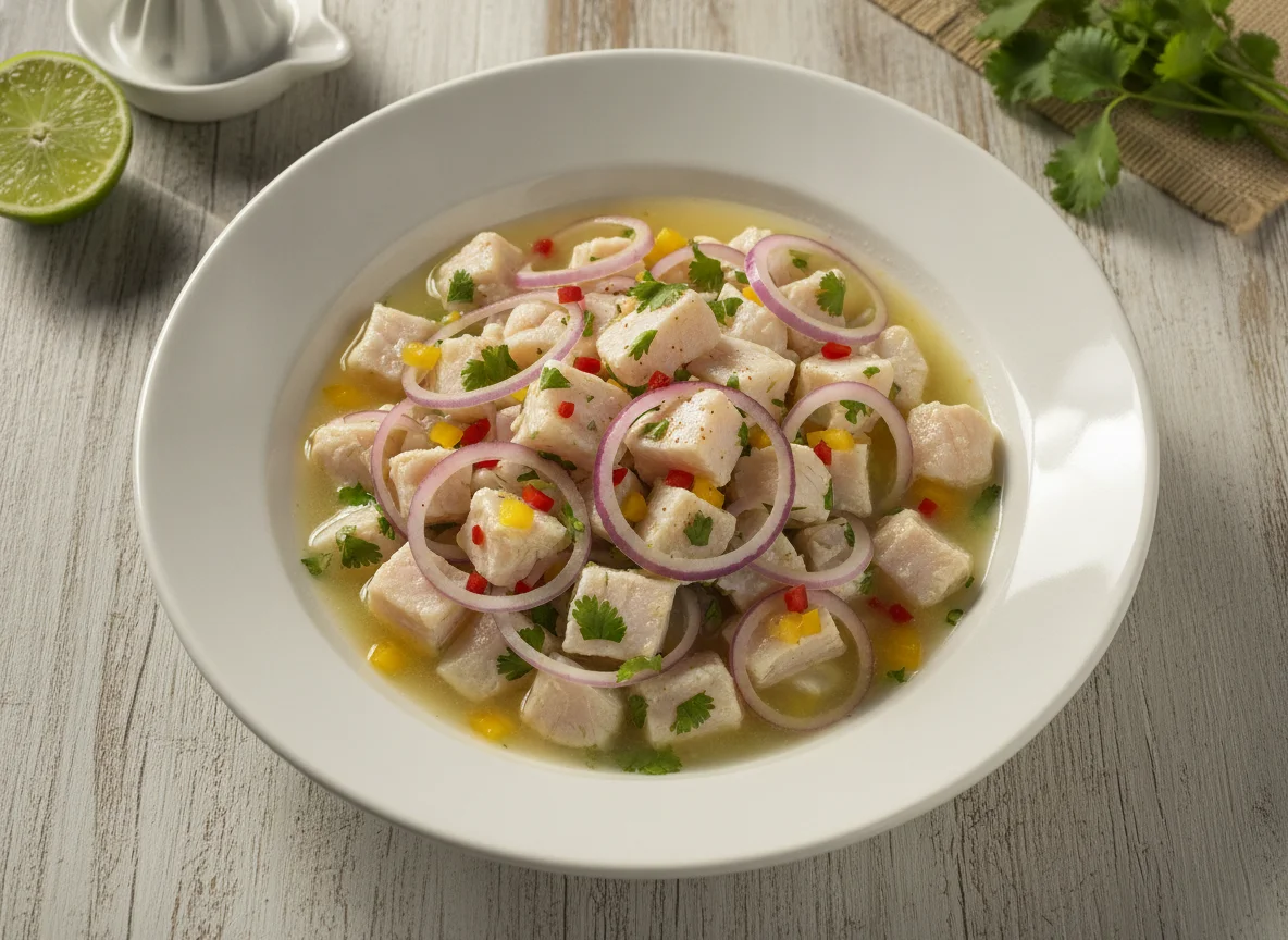 Ceviche de pescado costarricense photo