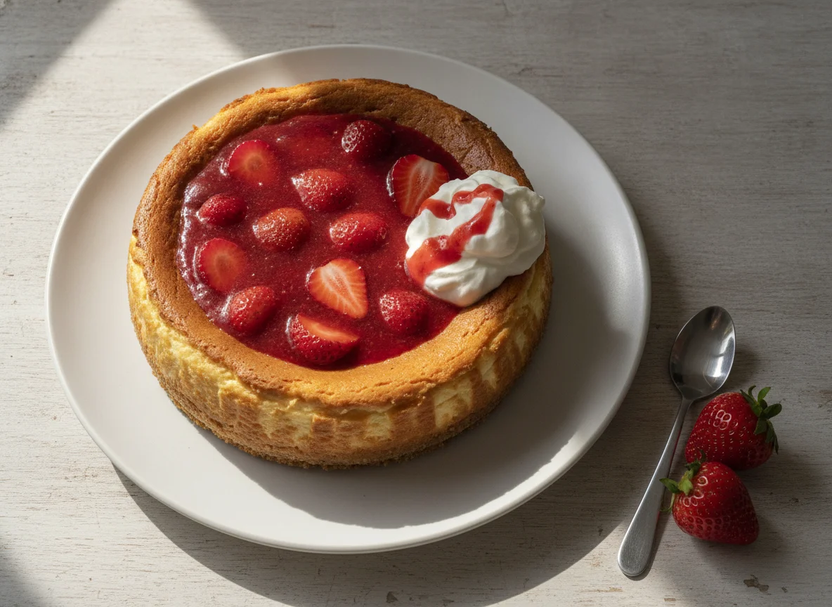 Cheesecake de fresa photo