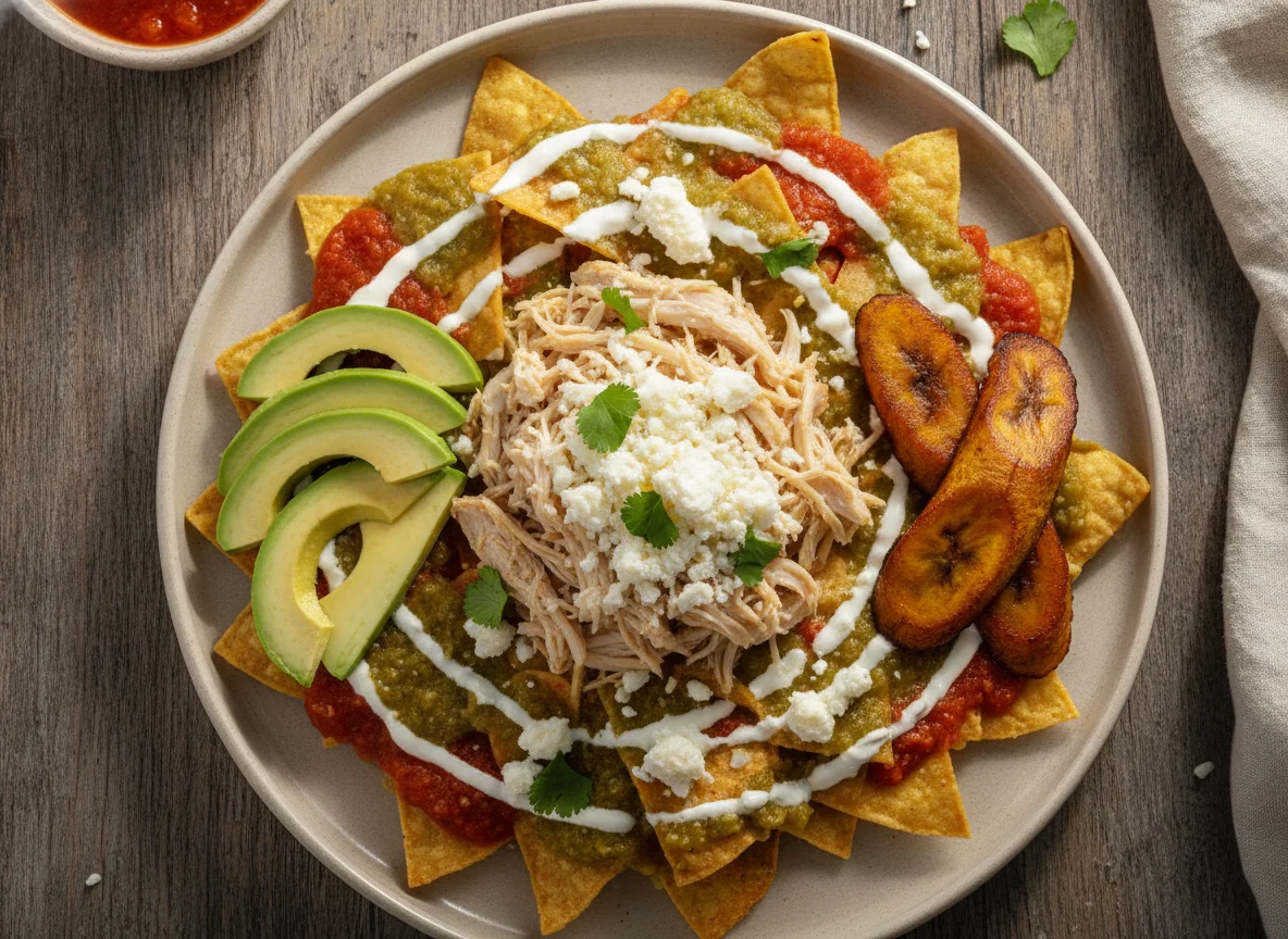 Chilaquiles con Pollo y Aguacate photo