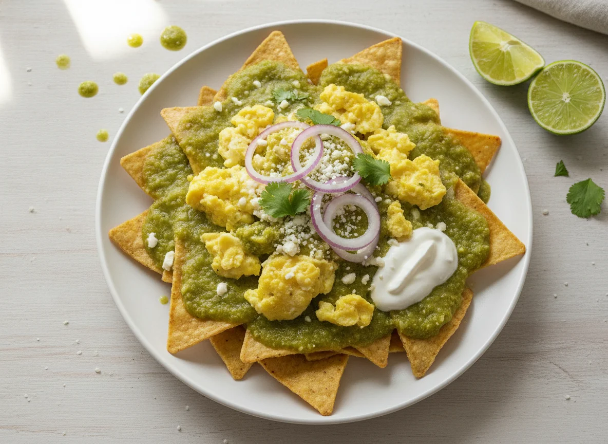 Chilaquiles Verdes con Huevo photo