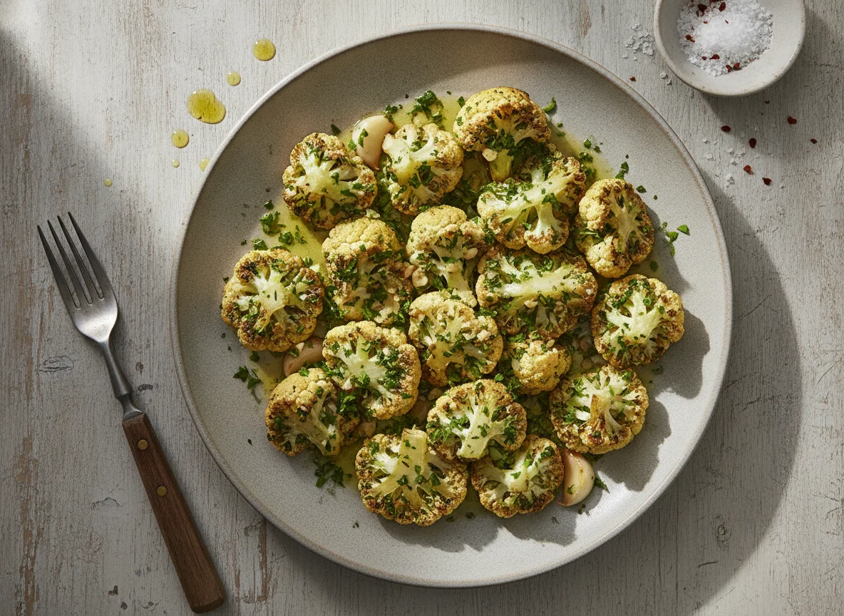 Choux fleurs persillade photo