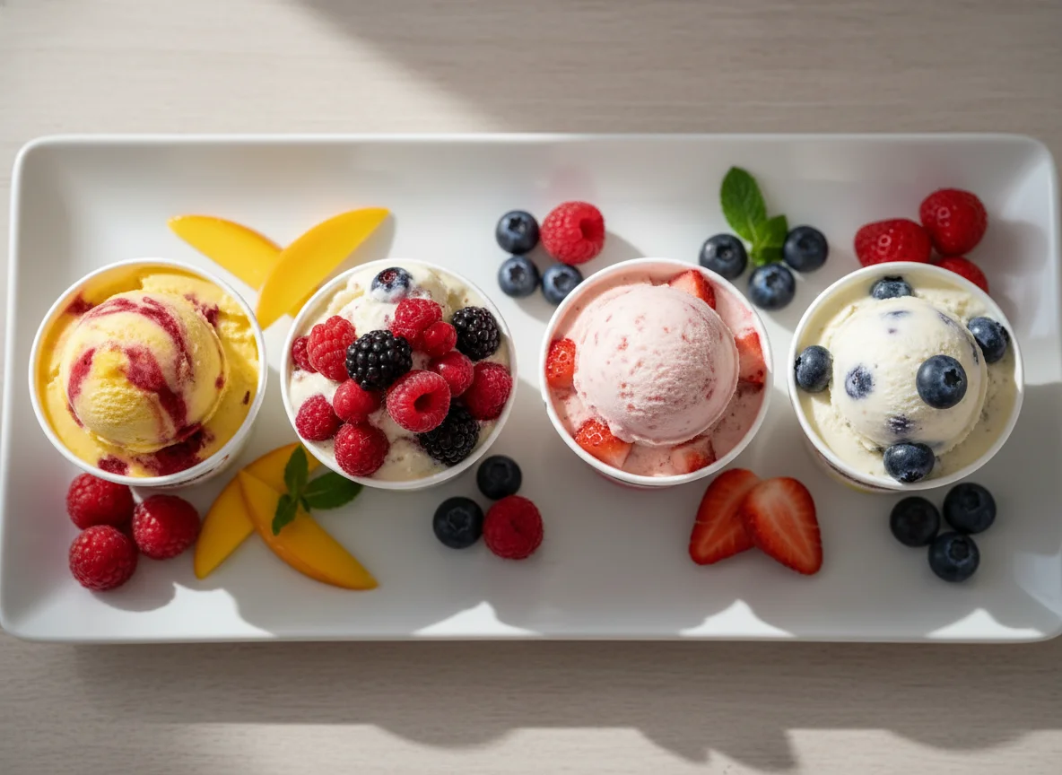 Colección de Helados Mini Tazas Häagen-Dazs Frutas photo