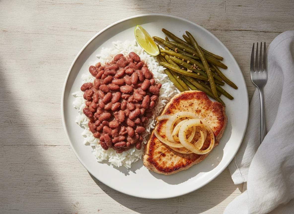 Comida casera cubana photo
