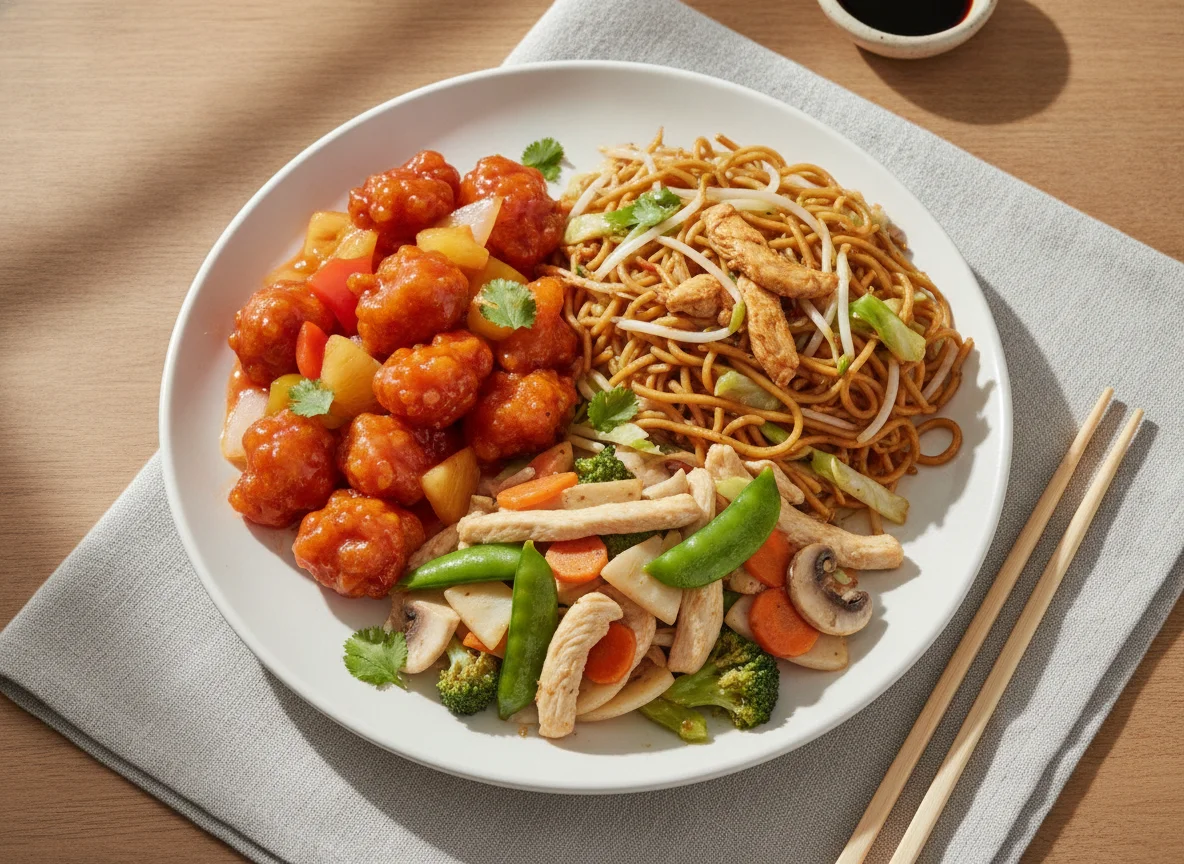 Comida China Combinada photo