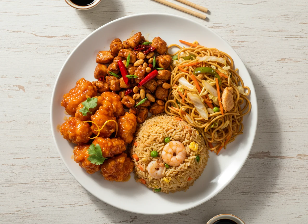 Comida china para llevar photo