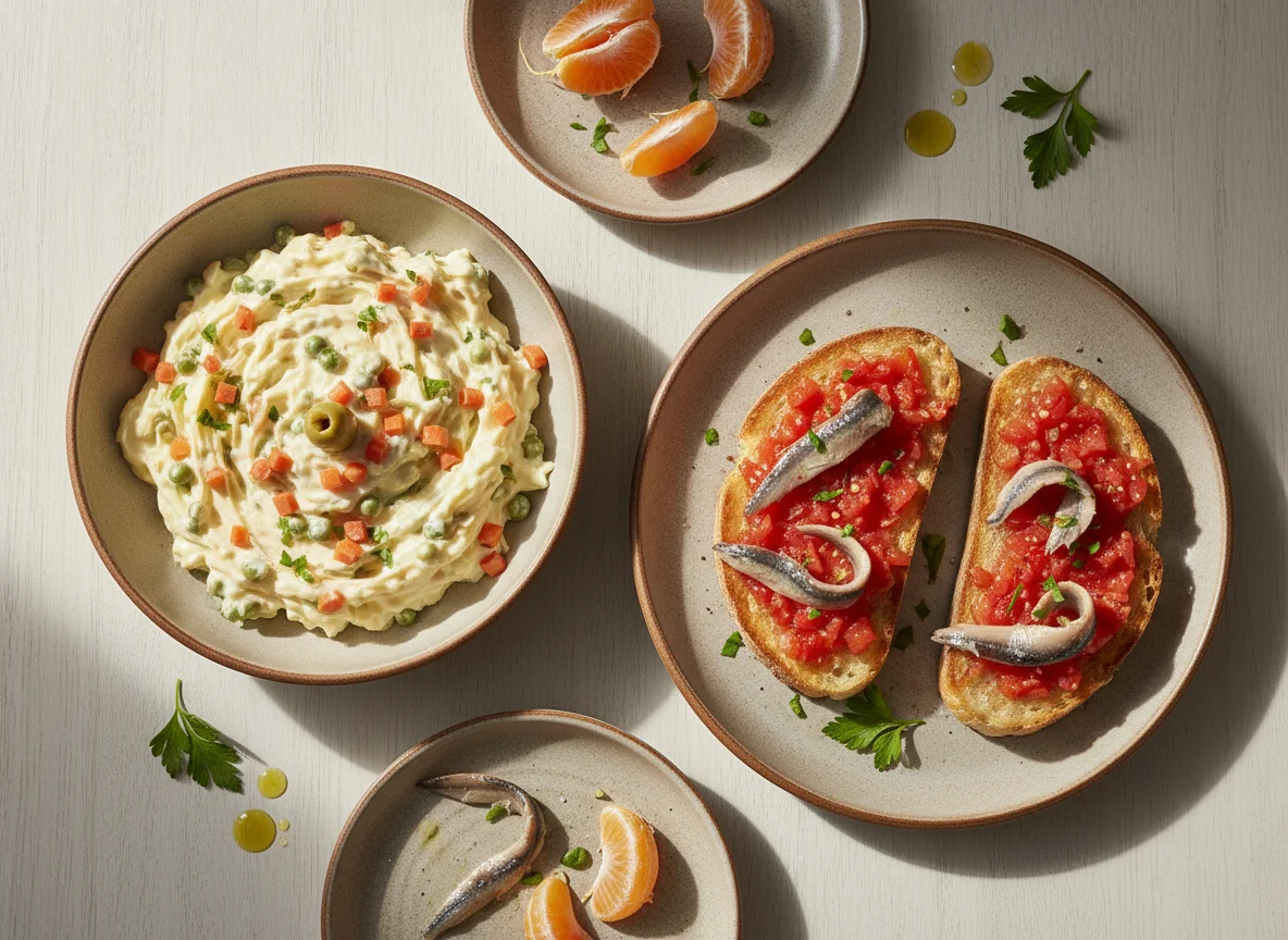 Comida española variada photo