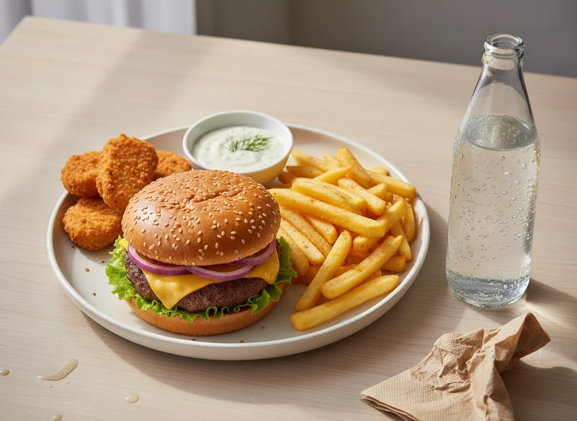 Comida rápida variada photo