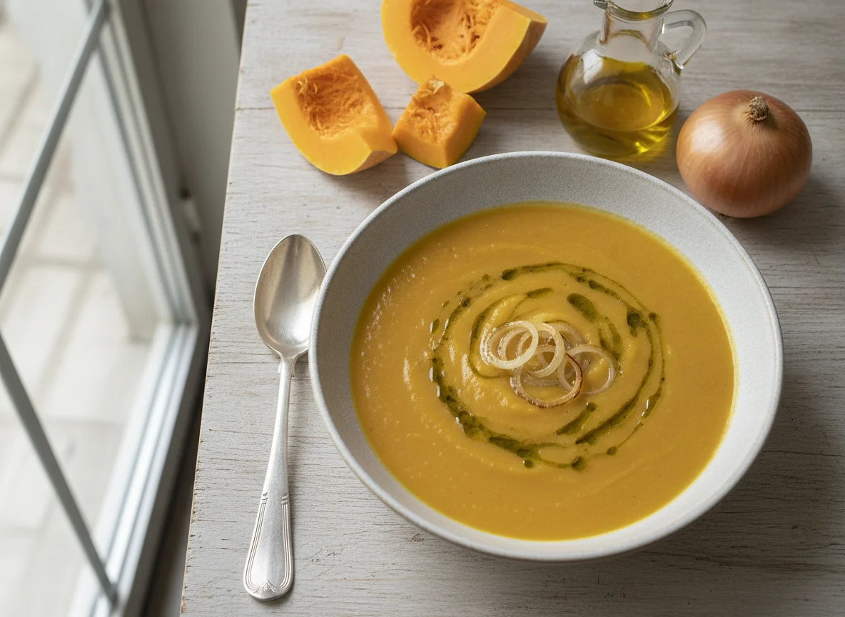 Crema de calabaza photo