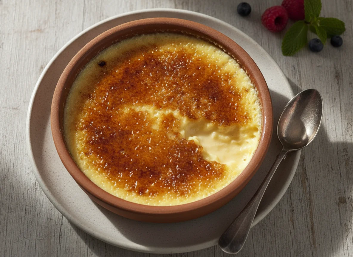Crème brûlée photo