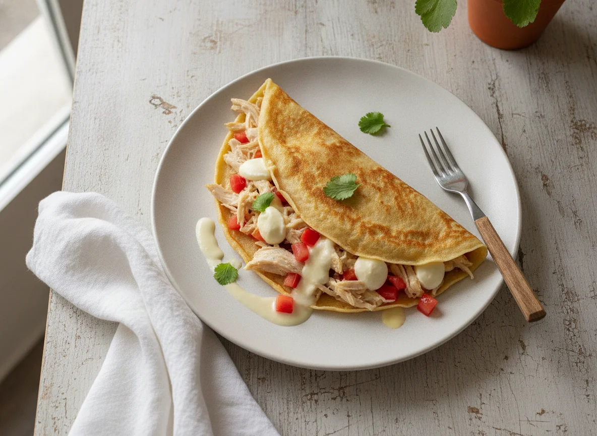 Crepe de Pollo y Queso photo