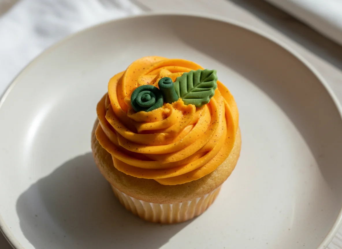 Cupcake de calabaza photo