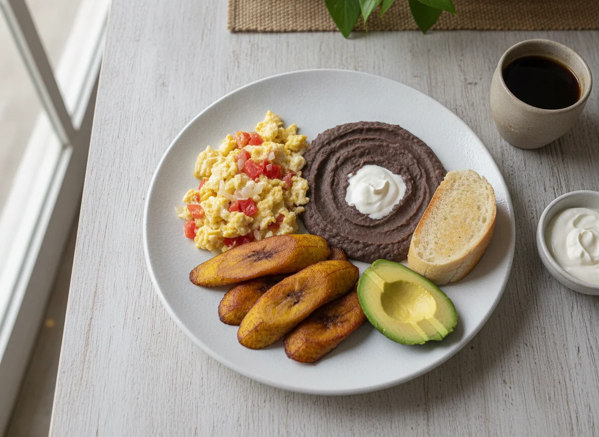 Desayuno Chapín con Huevos Revueltos photo