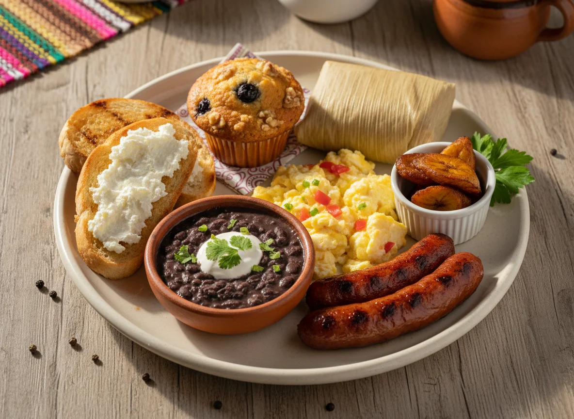 Desayuno completo guatemalteco photo