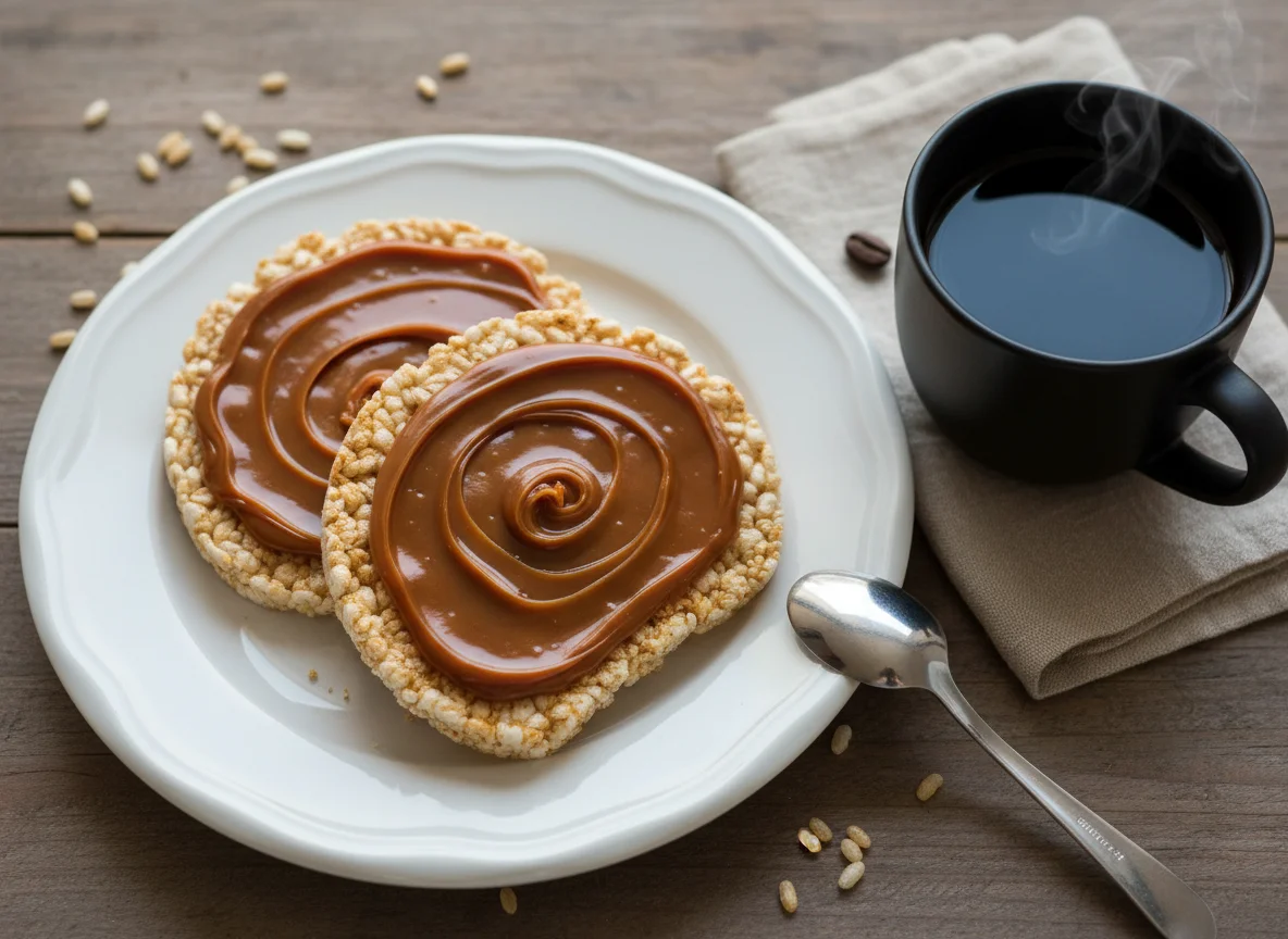 Desayuno con café y tostada photo