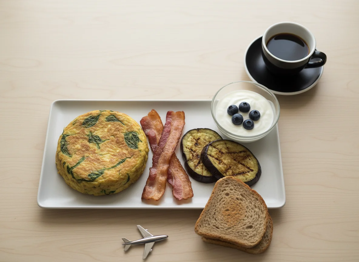 Desayuno de avión photo