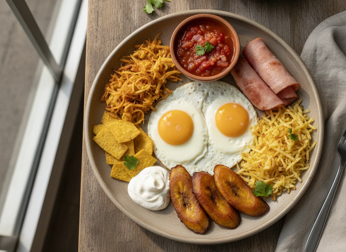 Desayuno guatemalteco variado photo