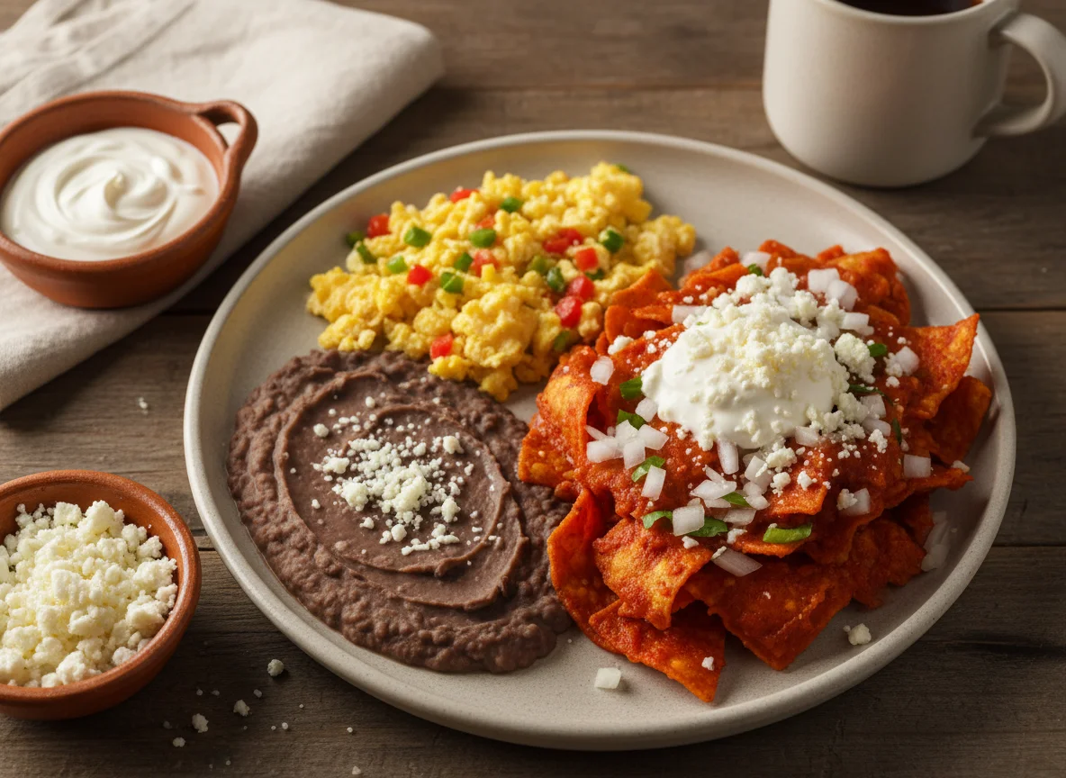 Desayuno mexicano variado photo