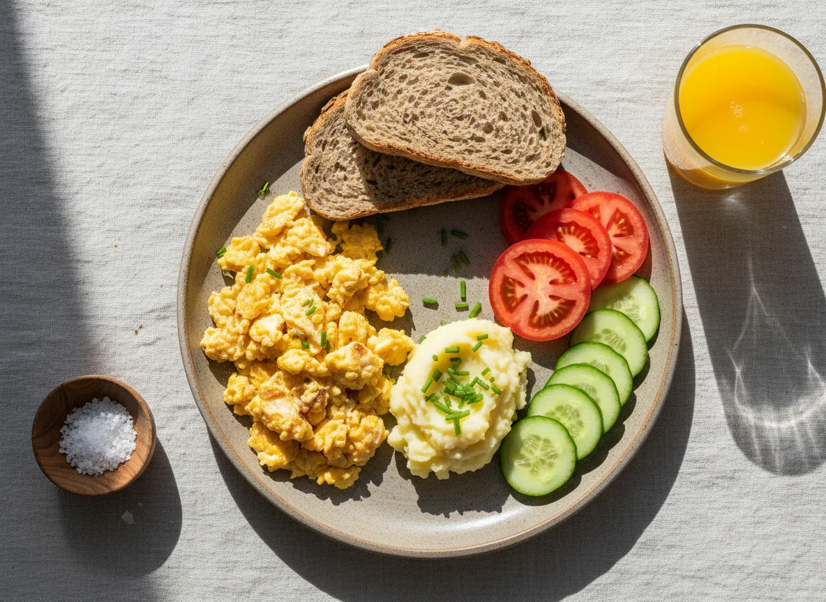 Desayuno o brunch variado photo
