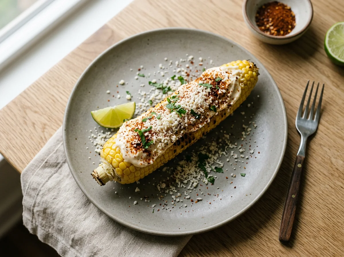 Elote preparado photo