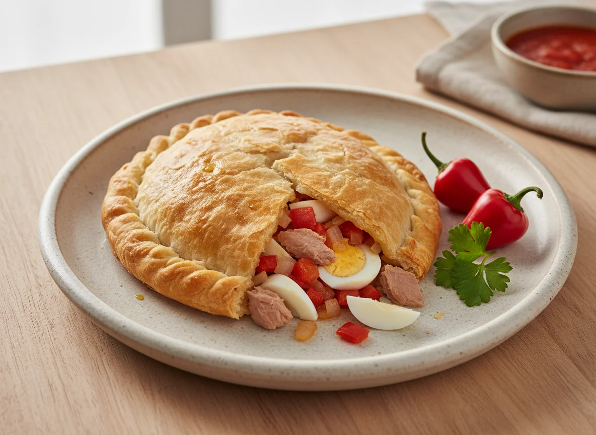 Empanada de atún photo