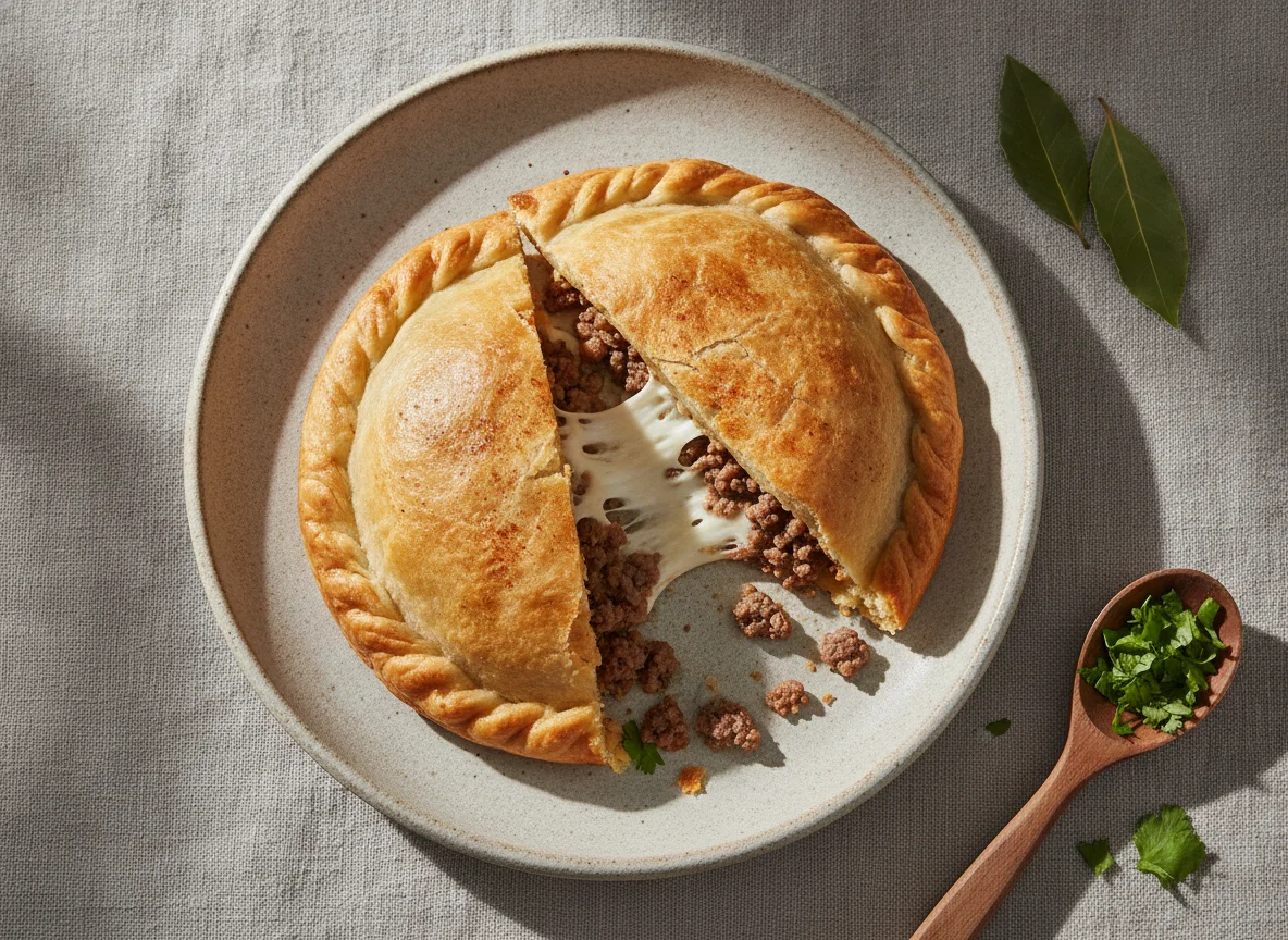 Empanada de carne con queso photo