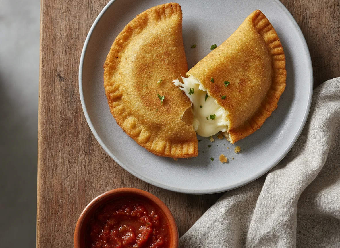 Empanada de maíz frita photo