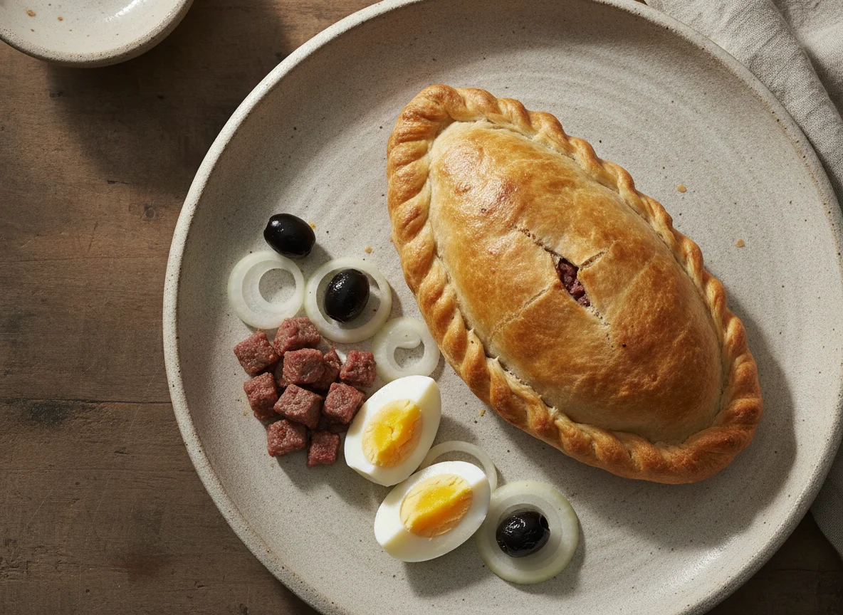 Empanada de pino al horno photo