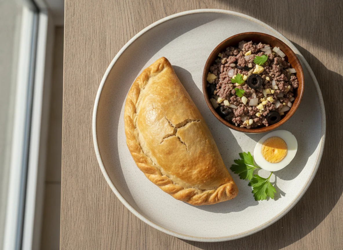 Empanada de pino chilena photo