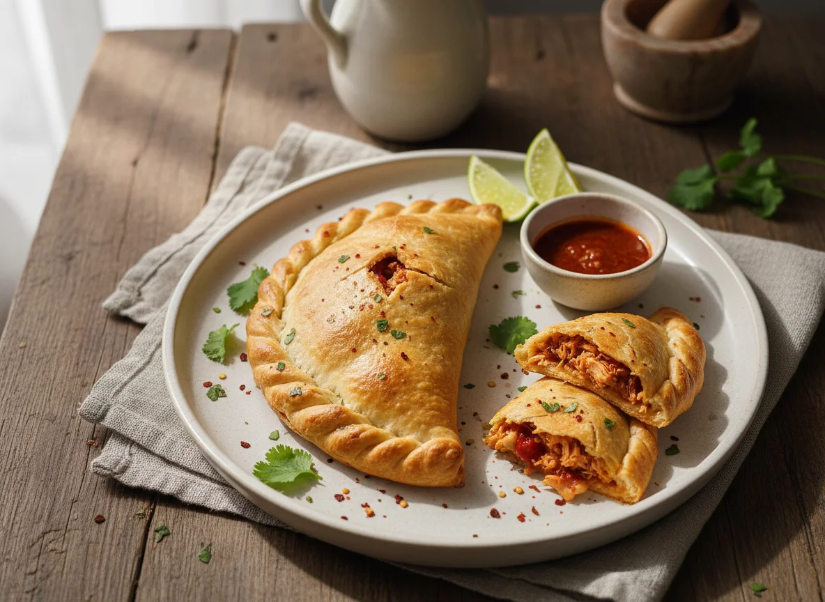 Empanada de pollo photo