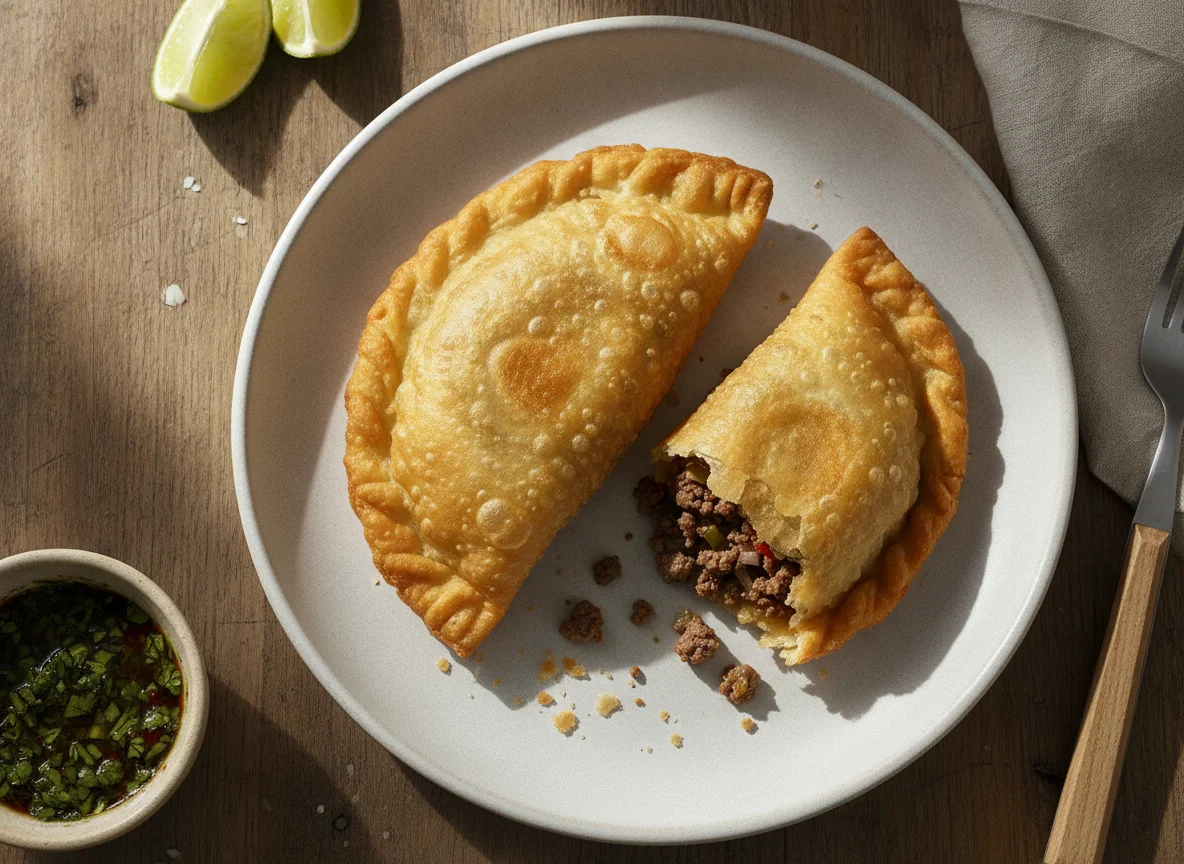 Empanada frita de carne photo