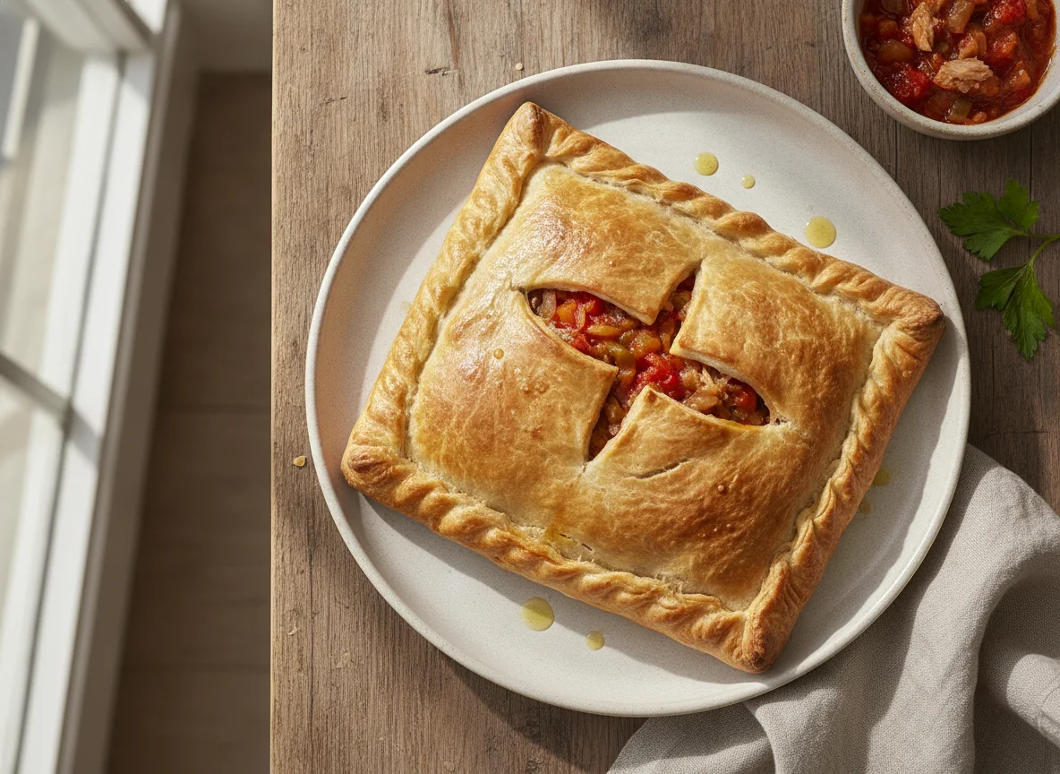 Empanada gallega de atún photo