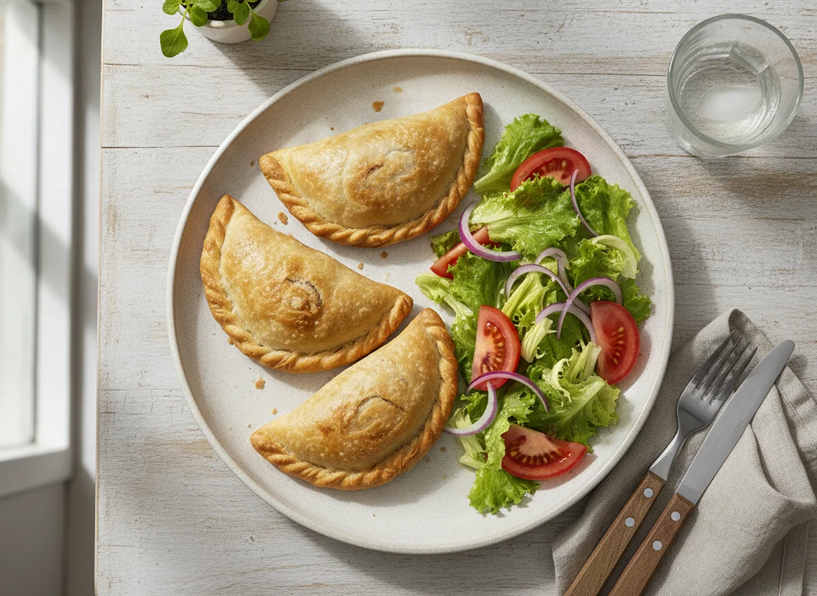 Empanadas con ensalada photo