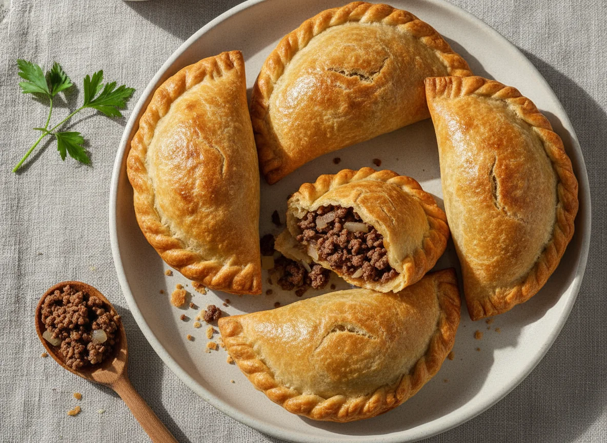 Empanadas de carne al horno photo