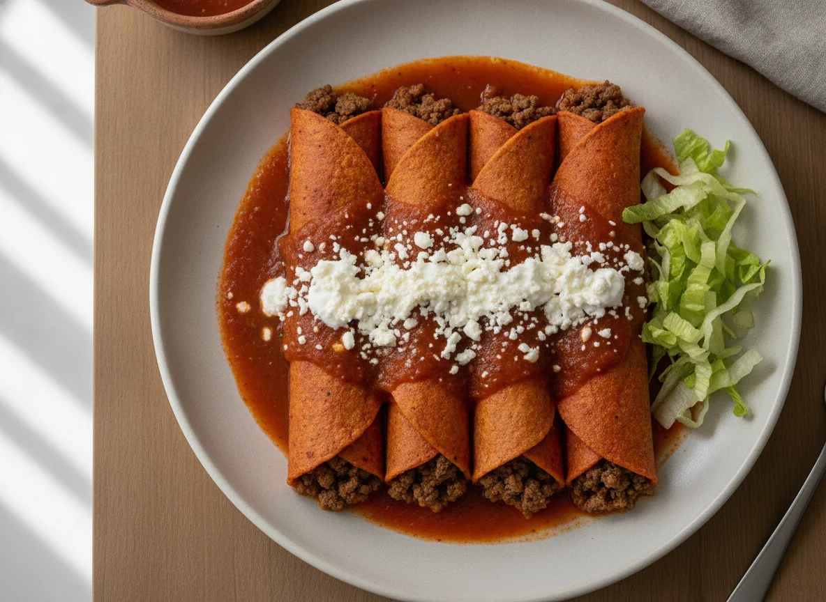 Enchiladas potosinas photo