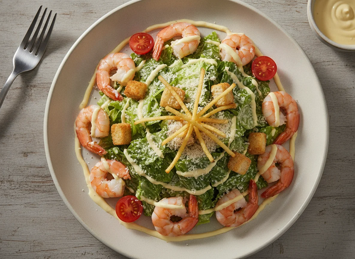 Ensalada César con Camarones photo