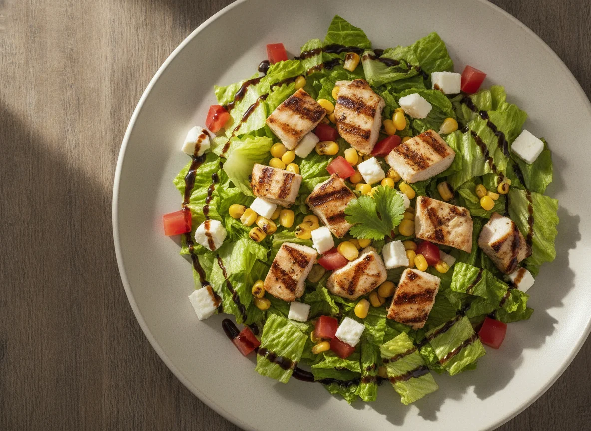 Ensalada con Pollo a la Parrilla y Maíz photo