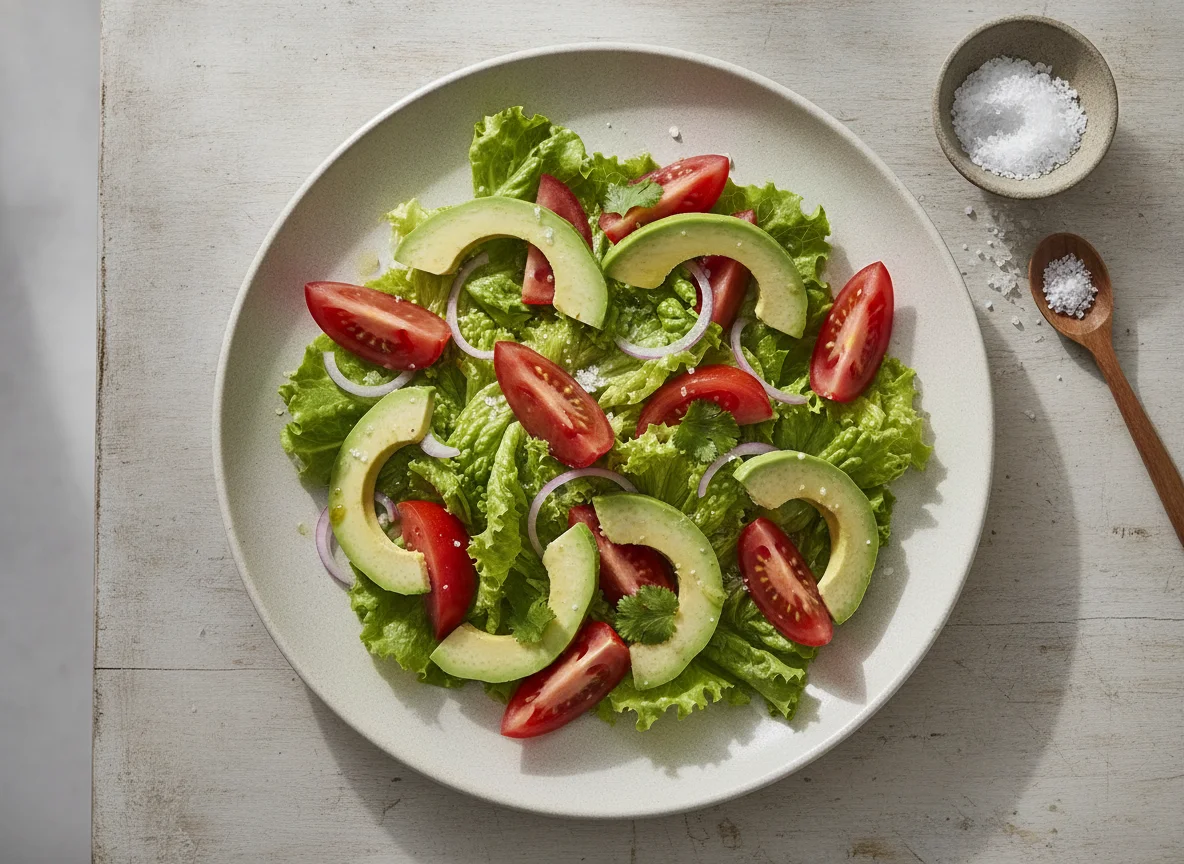 Ensalada de aguacate photo