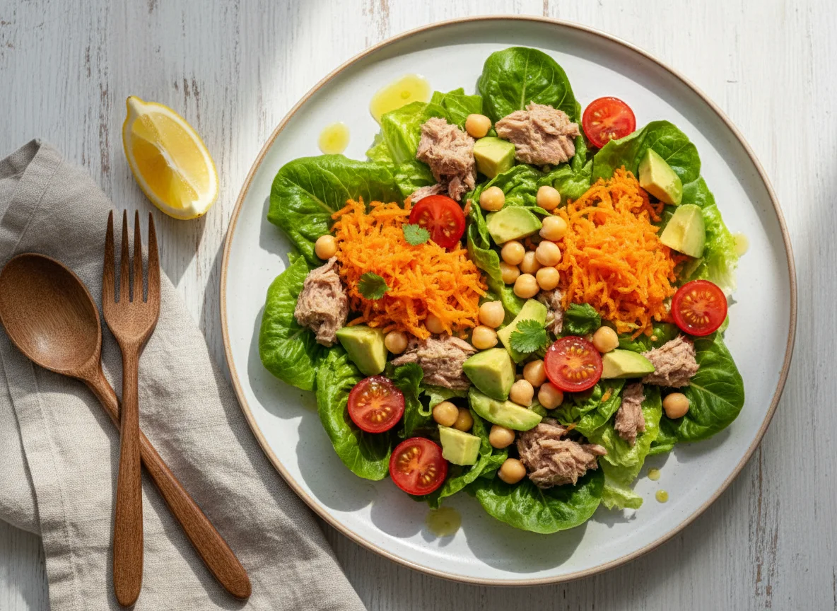 Ensalada de atún y palta photo