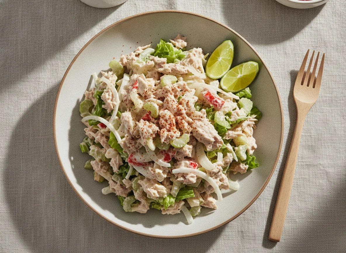 Ensalada de atún y surimi photo