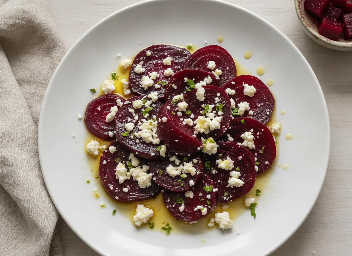 Ensalada de betabel con queso photo