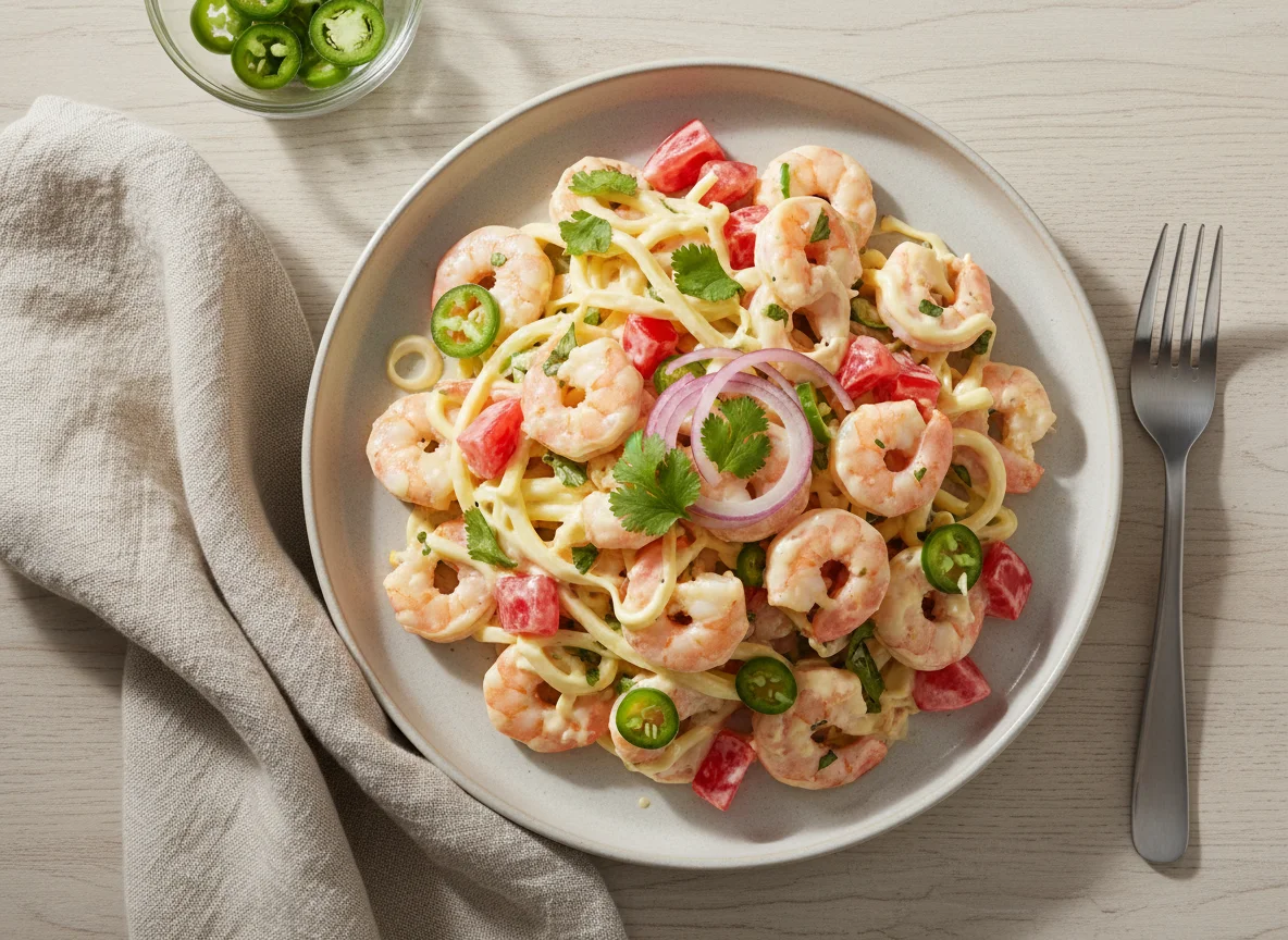 Ensalada de camarones photo