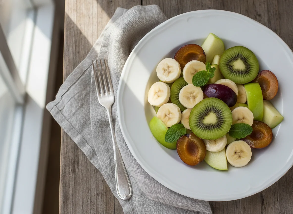 Ensalada de frutas frescas photo
