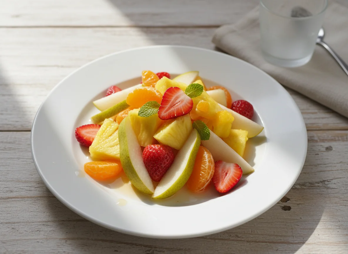 Ensalada de frutas variada photo