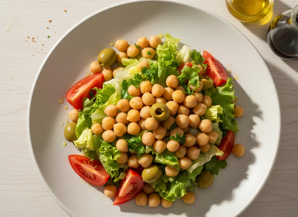 Ensalada de garbanzos photo