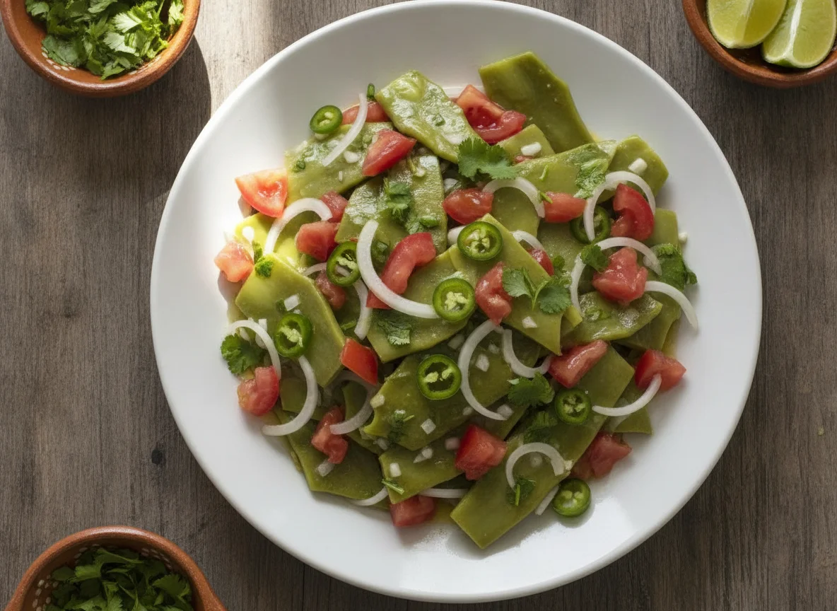 Ensalada de nopales photo