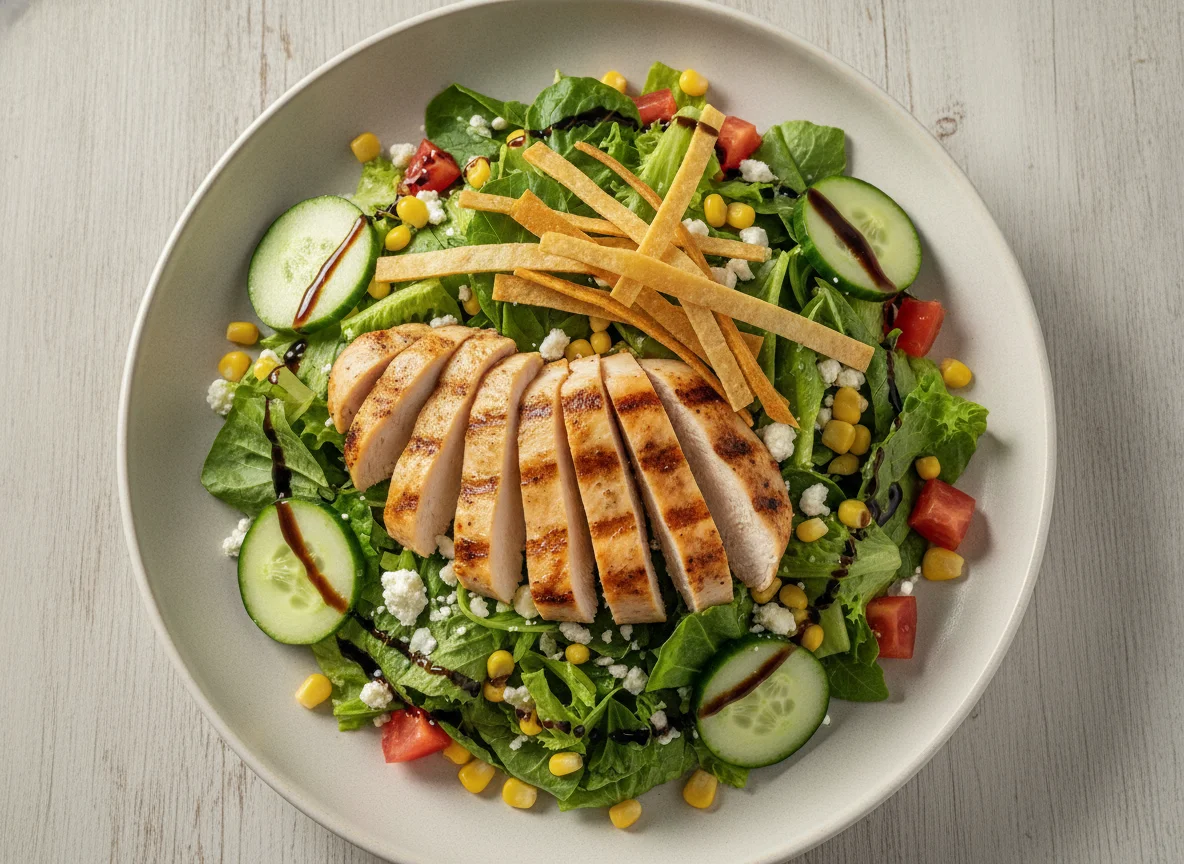 Ensalada de pollo estilo suroeste photo